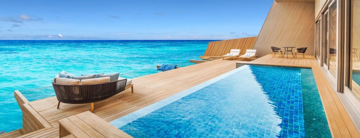 SUNSET OVERWATER VILLA WITH POOL
